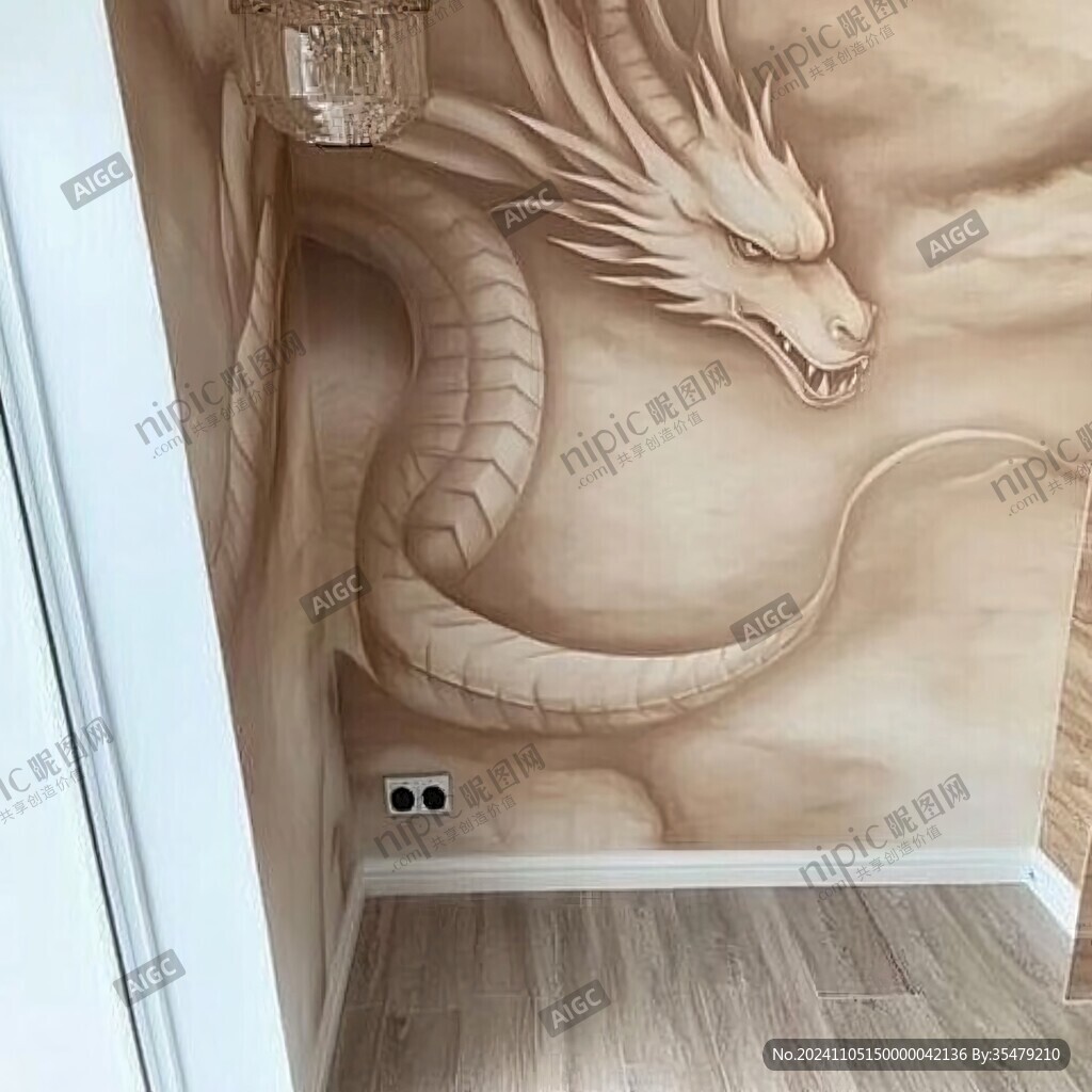 墙地结合3d画