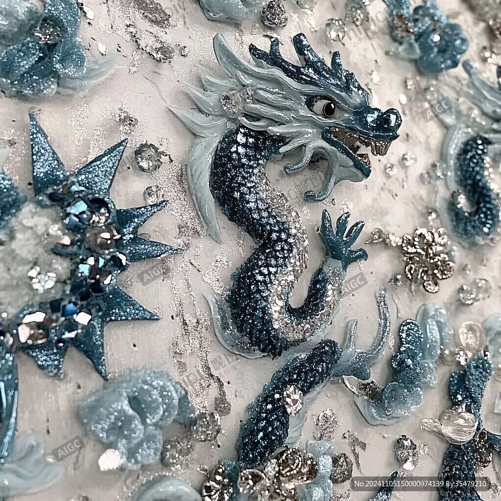 海水龙戏珠