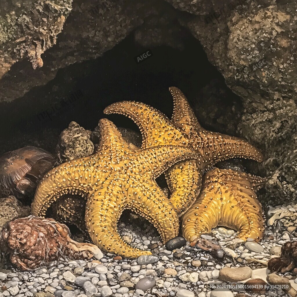 深海野生海星
