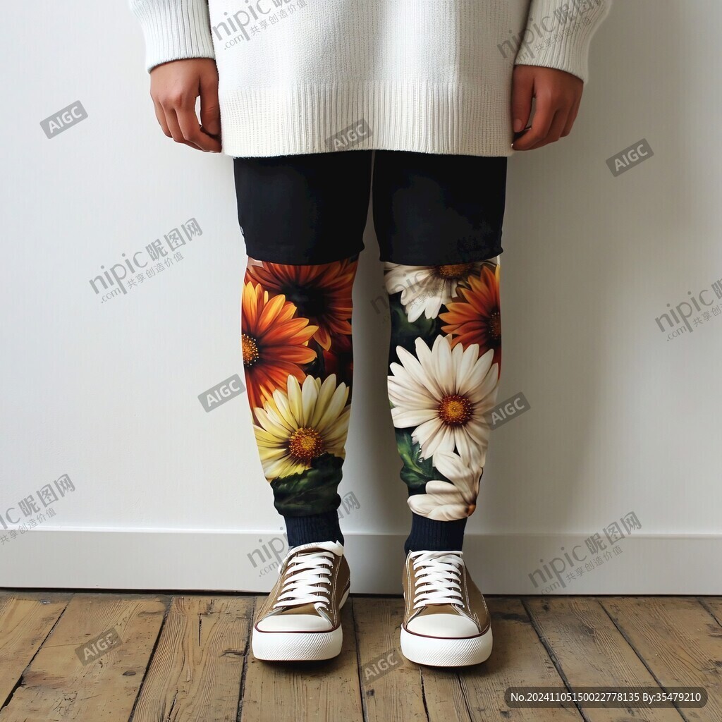 裤子花印花