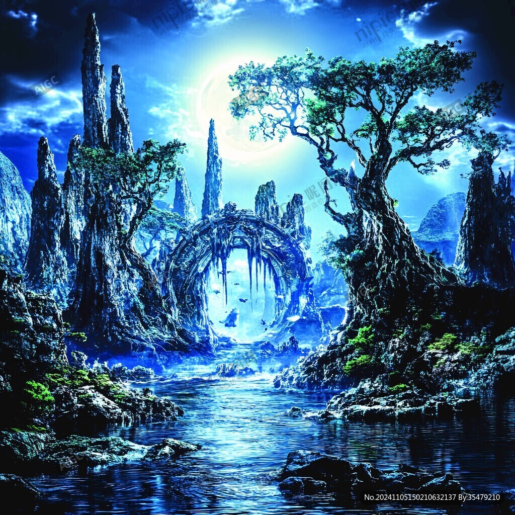 玄幻夜景