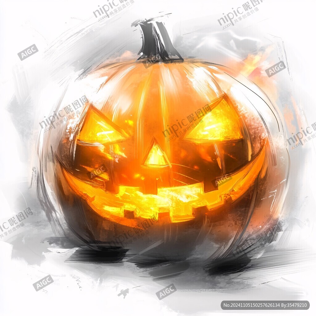 万圣节南瓜灯笼图片素材大全
