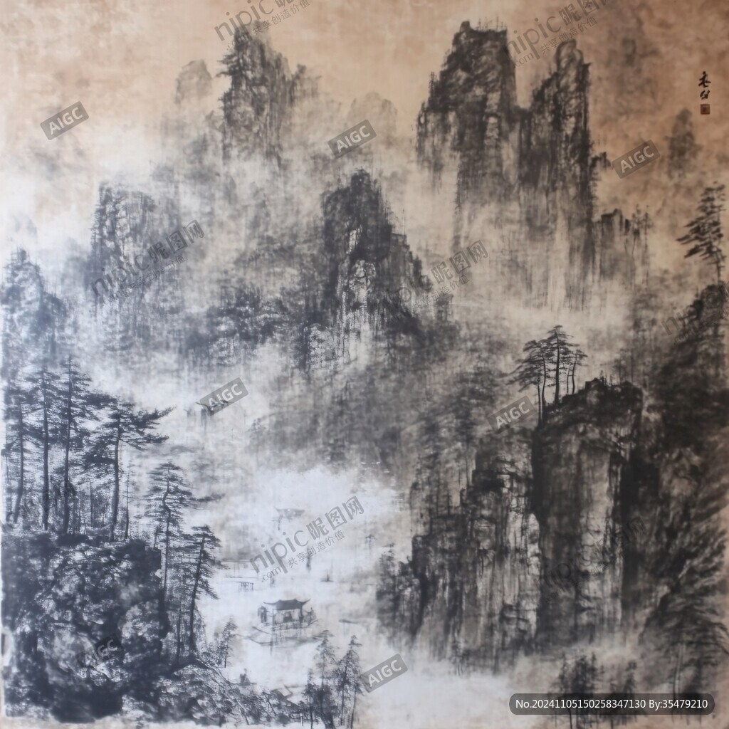 三清山版画