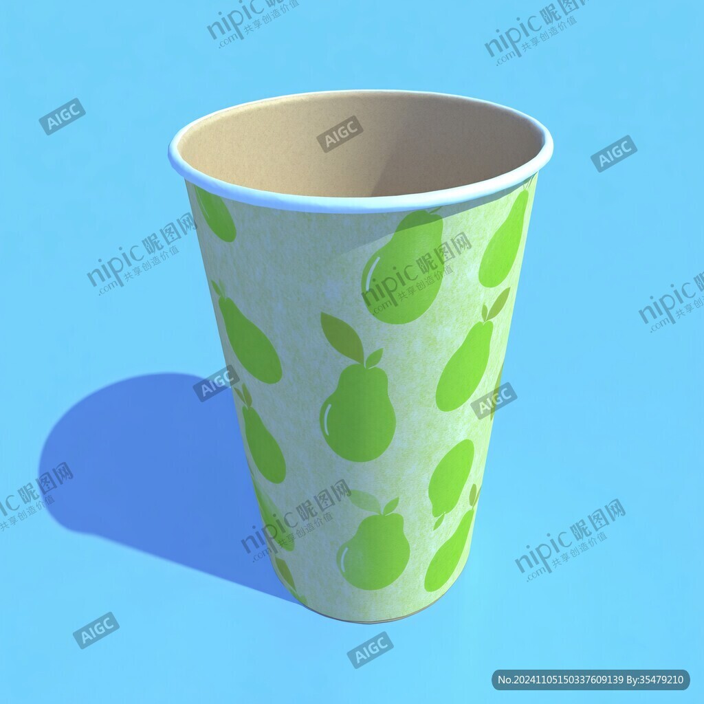 纸杯效果示意