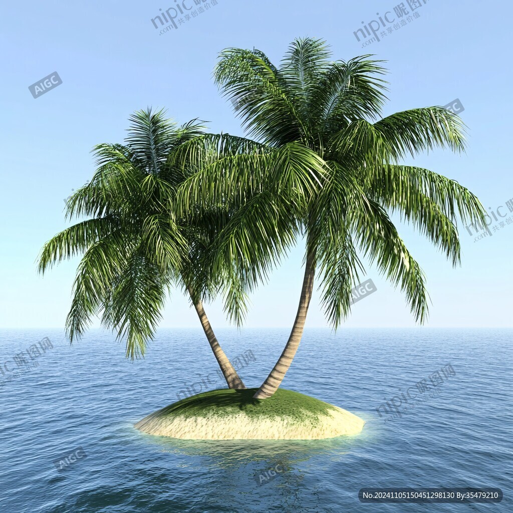 椰树棕榈树海边棕榈树