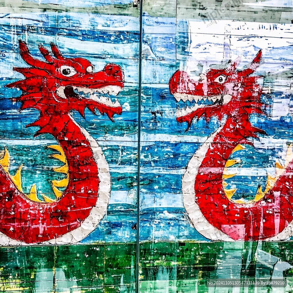 龙年门画
