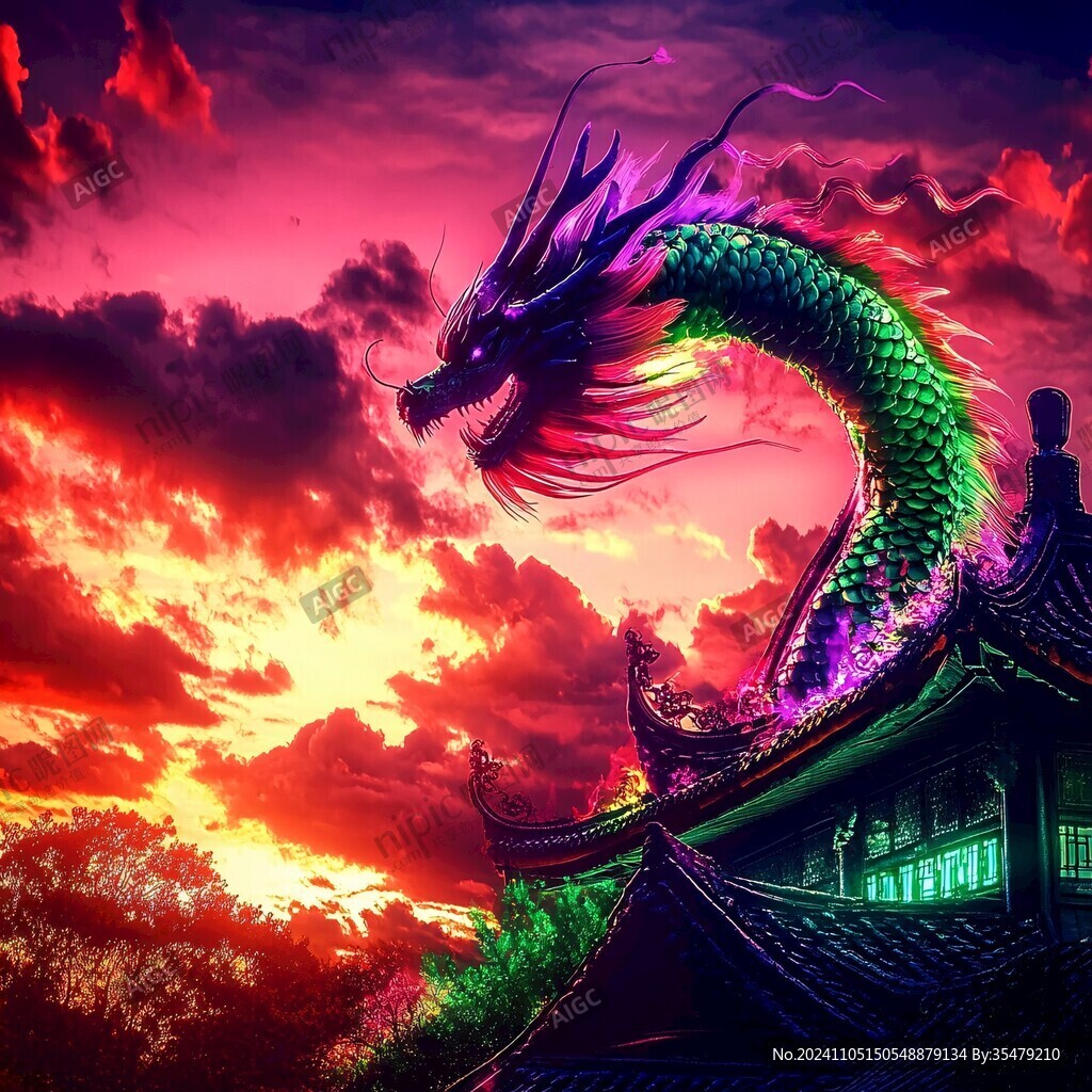 高清唯美双龙戏珠