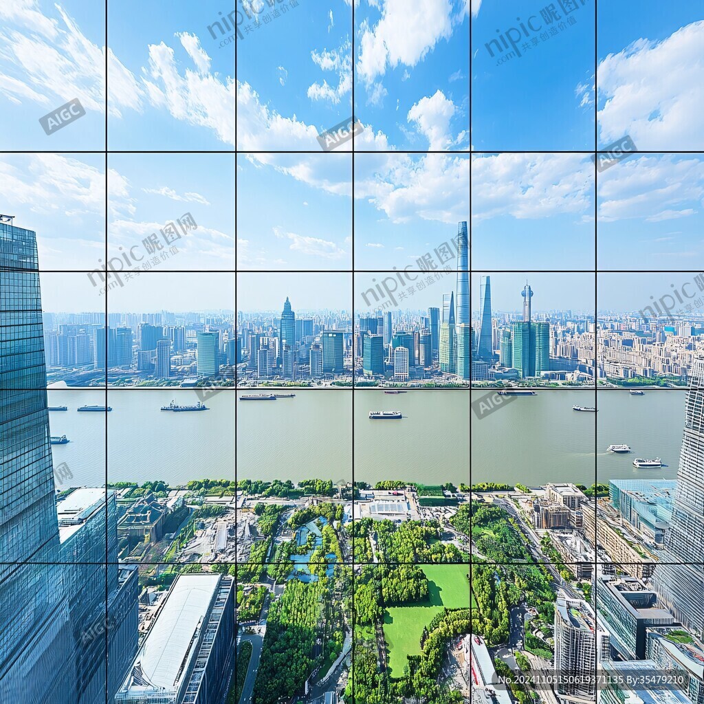 大型楼群视屏