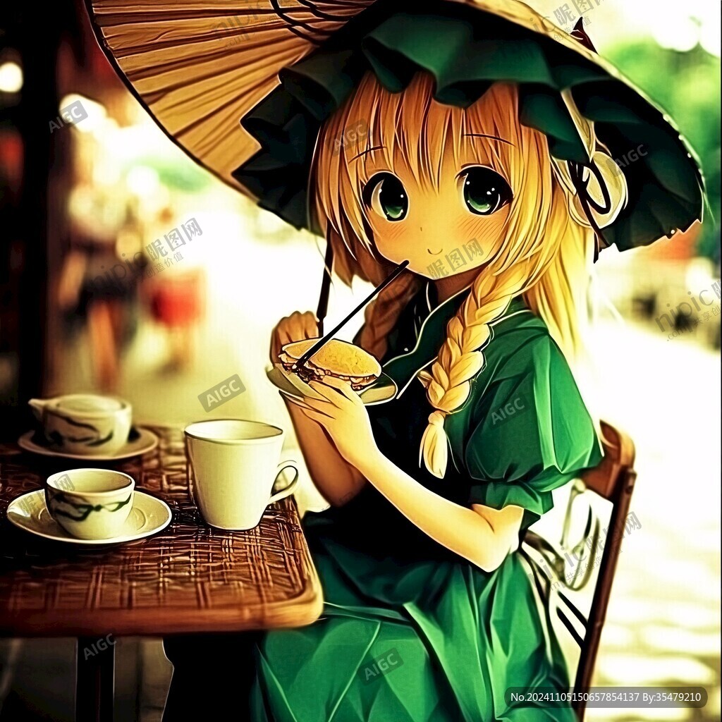抹茶与少女