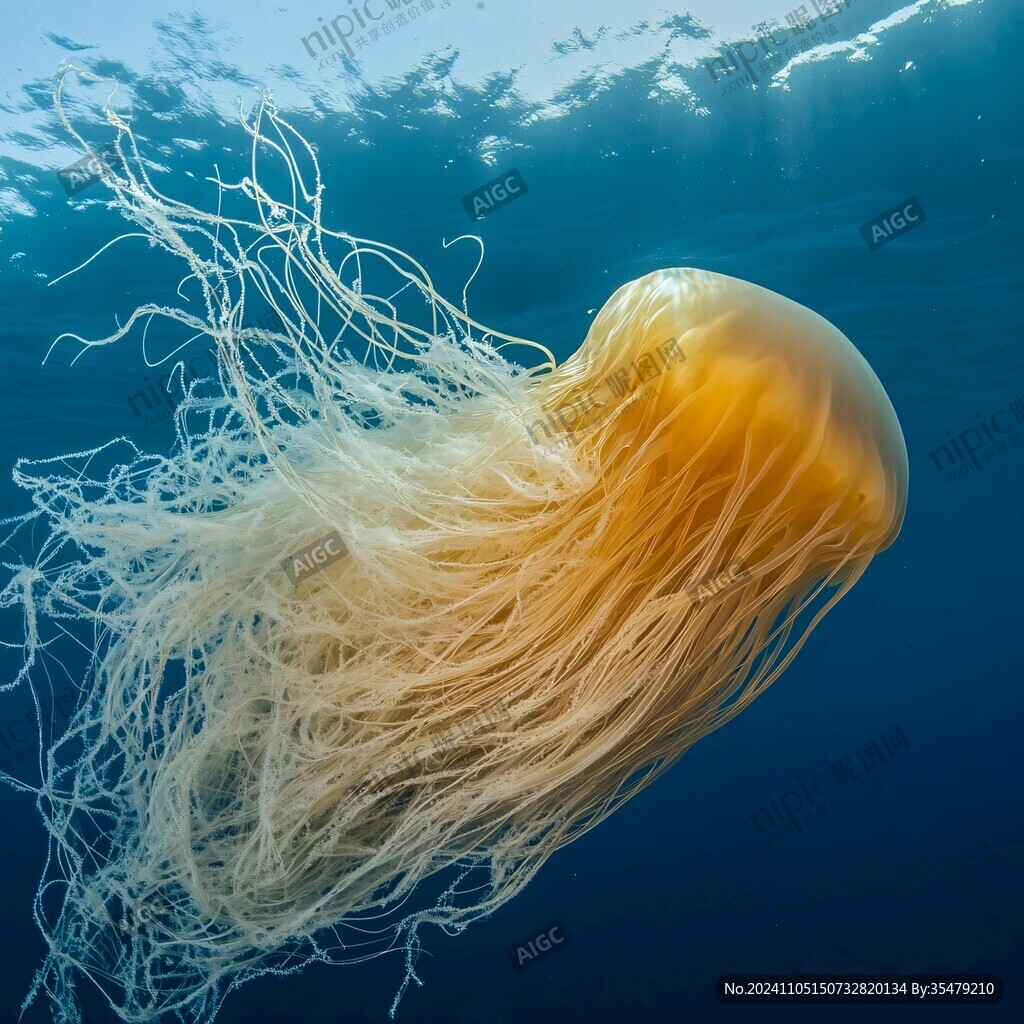 海洋动物水母高清图片