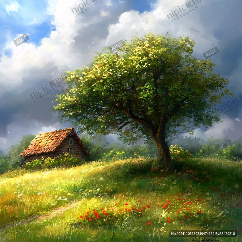 大树与小屋