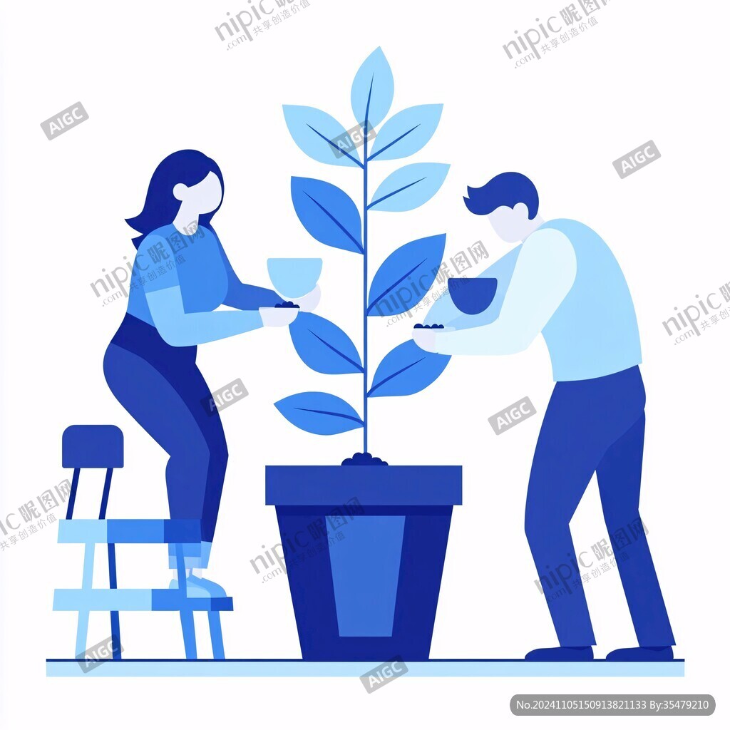 植树节种植树苗