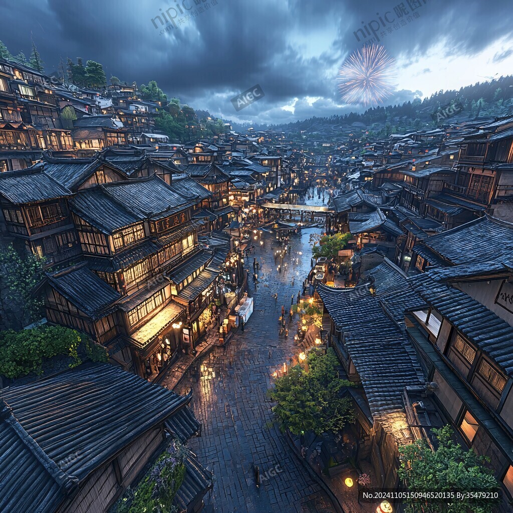 千户苗寨夜景