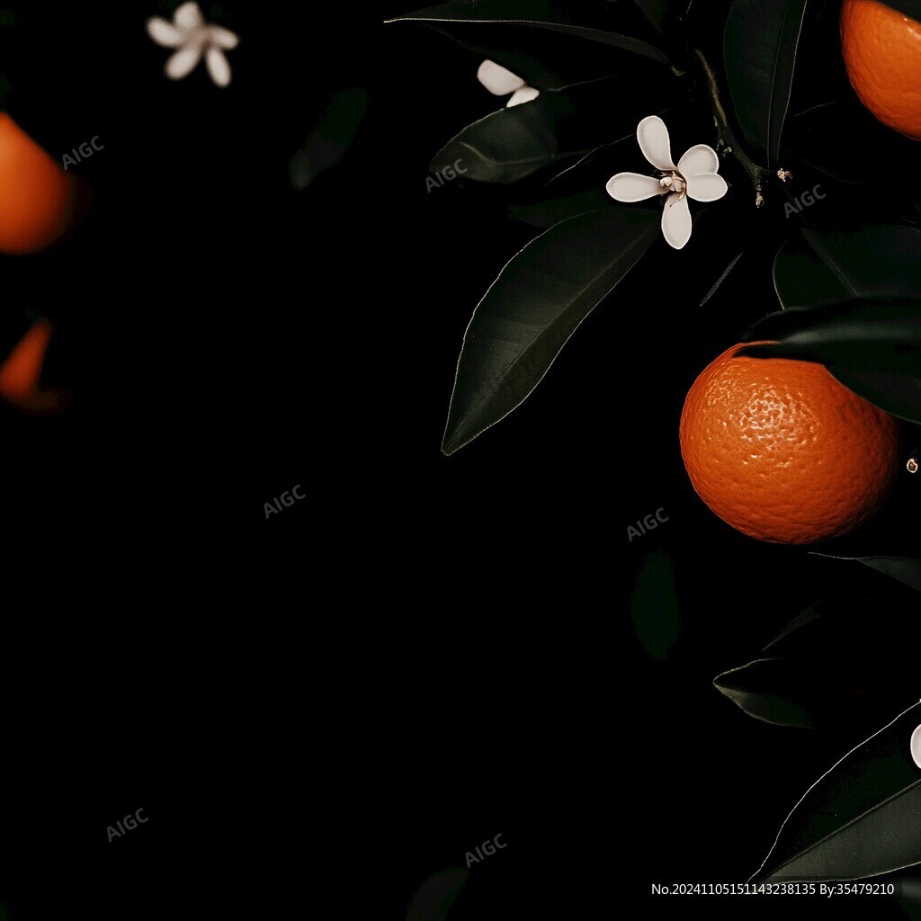 鲜花桔子