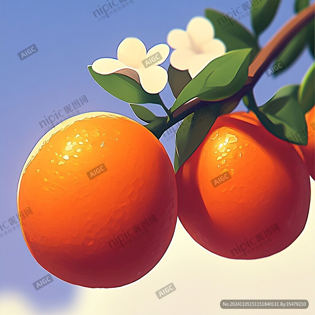 lowpoly橙子