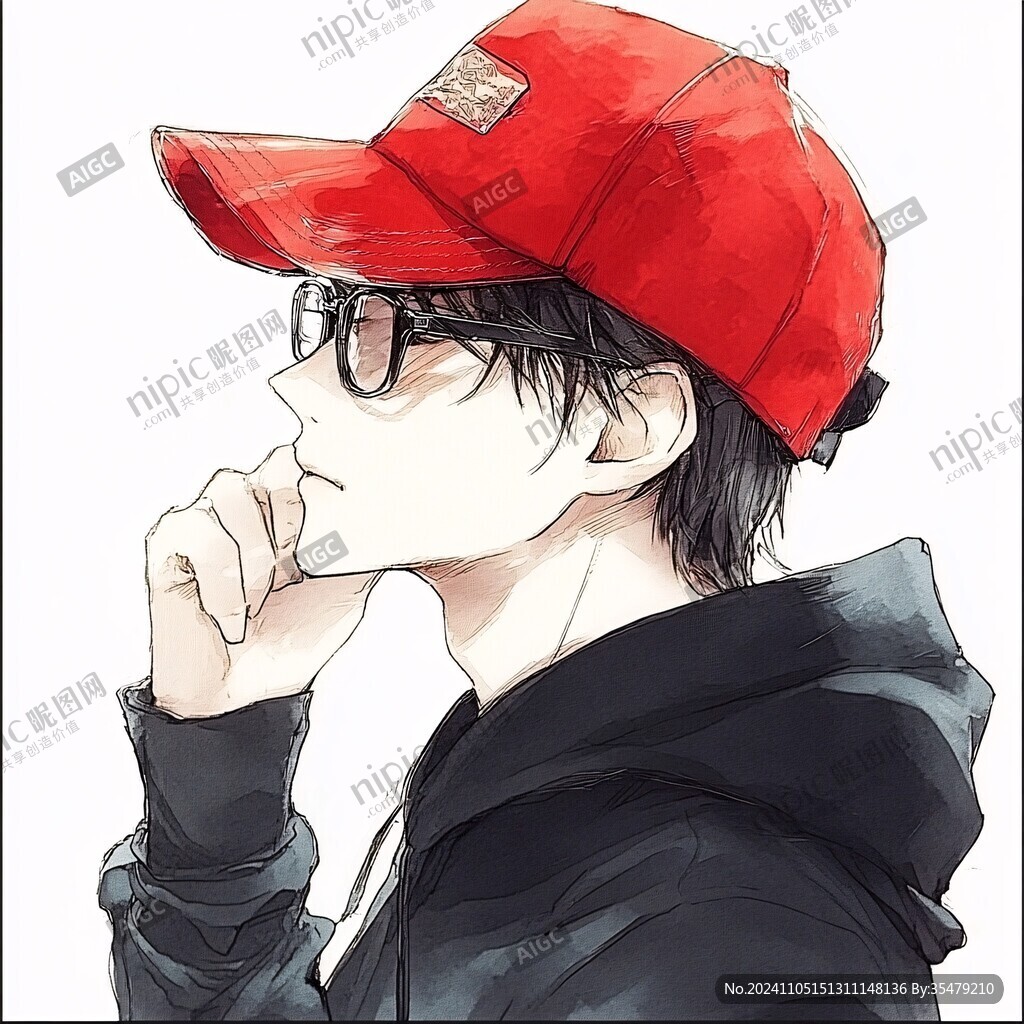 漫画帅气男孩头像