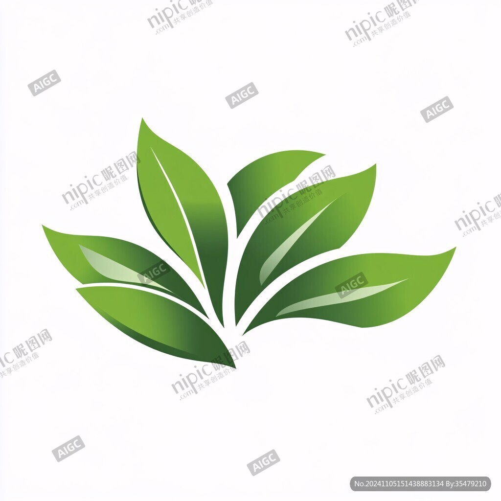 叶片叶子绿叶logo