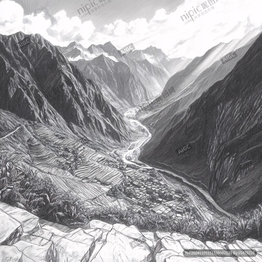 新西兰素描线描鼠绘