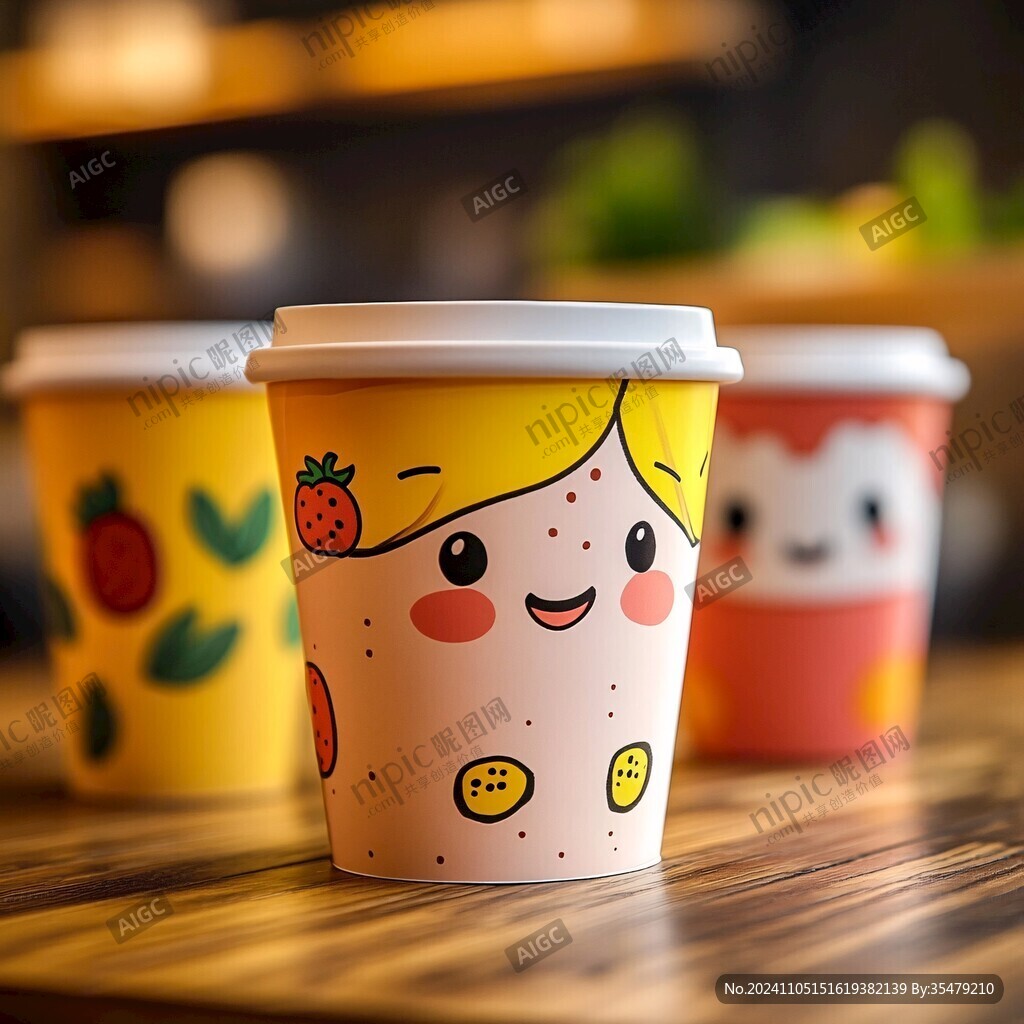 奶茶店纸杯