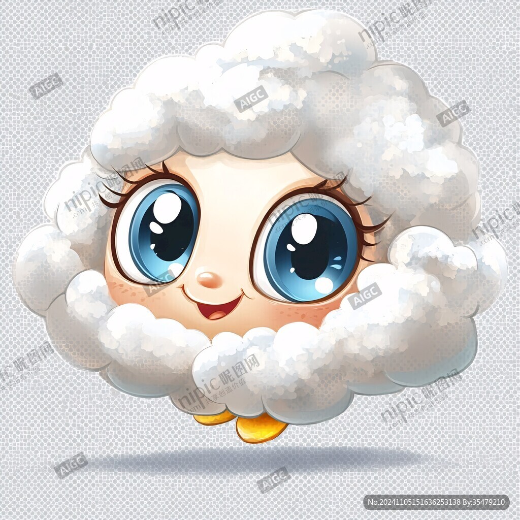 小绵羊卡通造型设计
