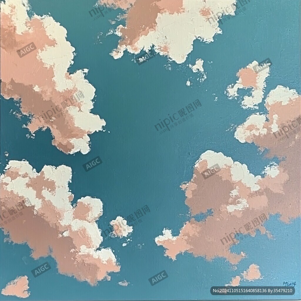 天空立体画