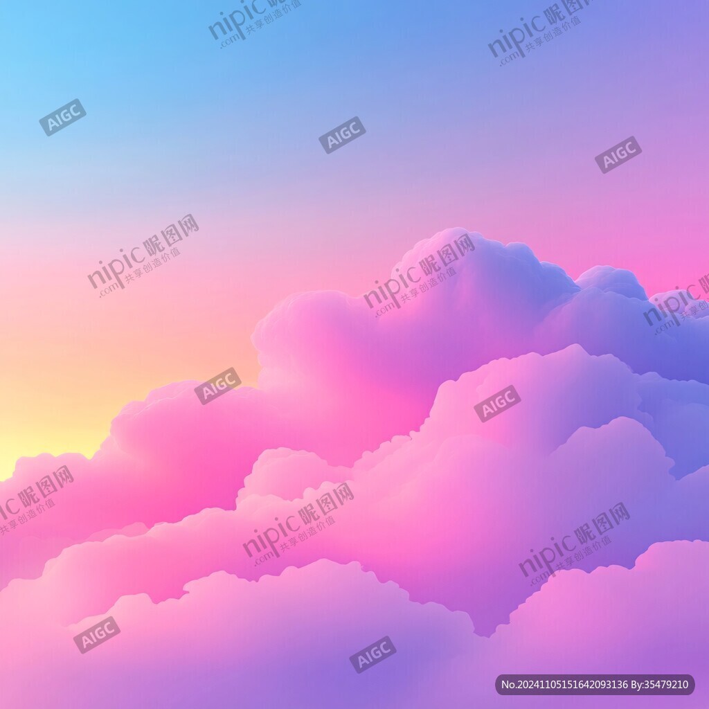 渐变风景云彩