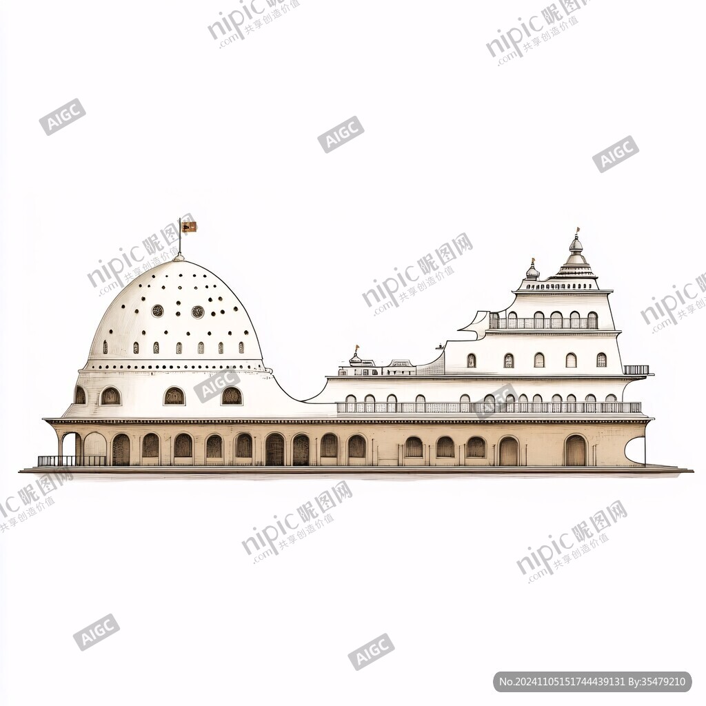 意大利建筑插画