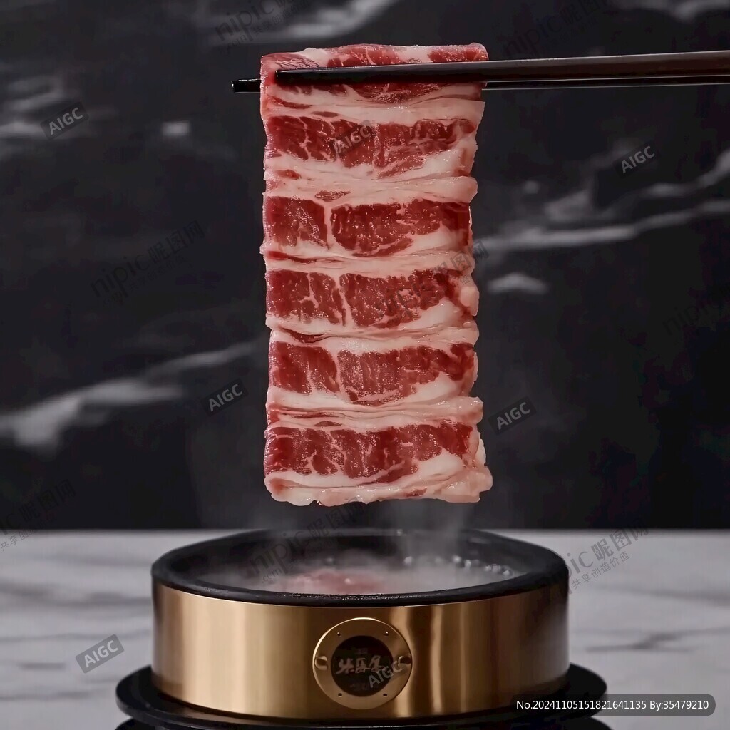 雪花牛肉卷姿造
