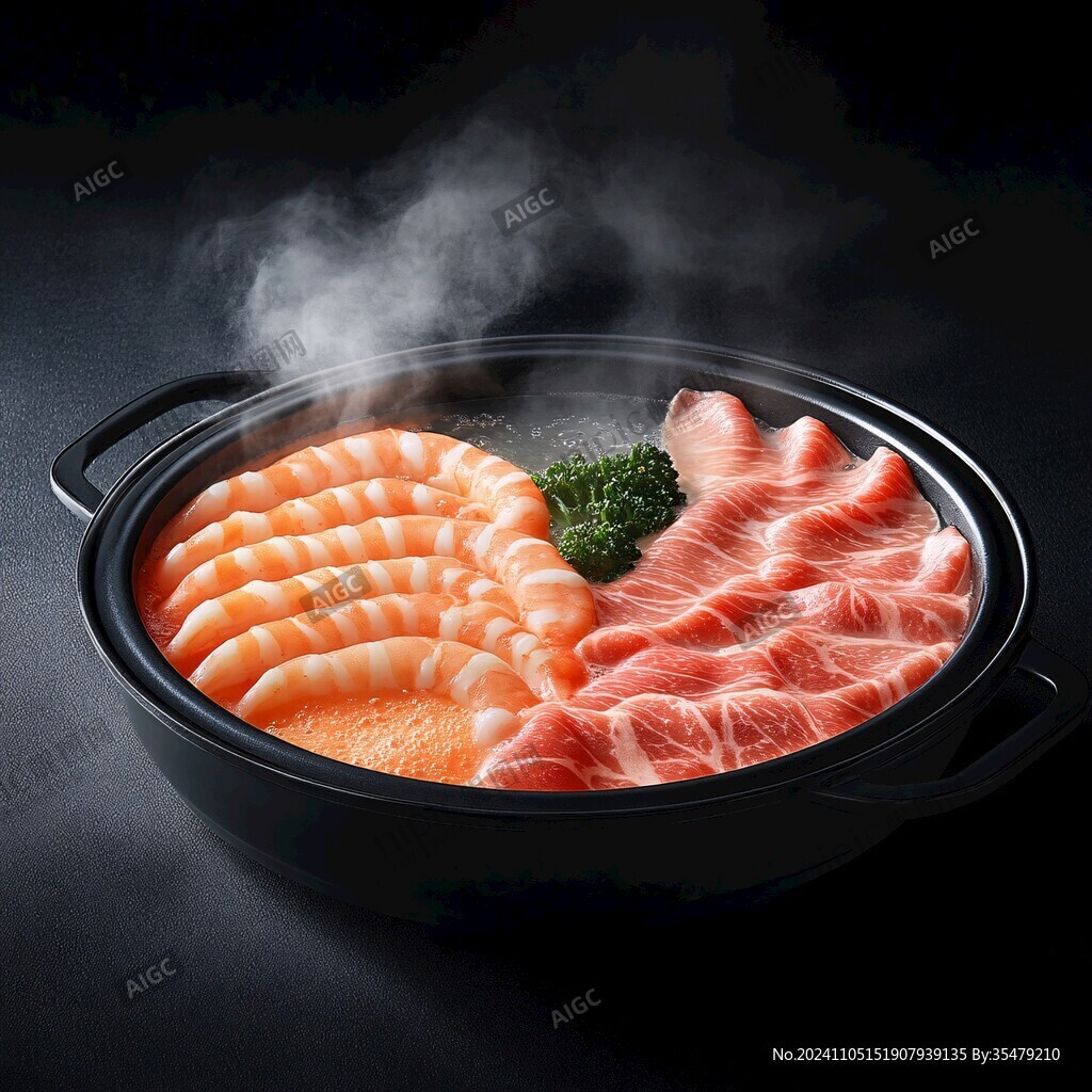 三文鱼辽参锅底
