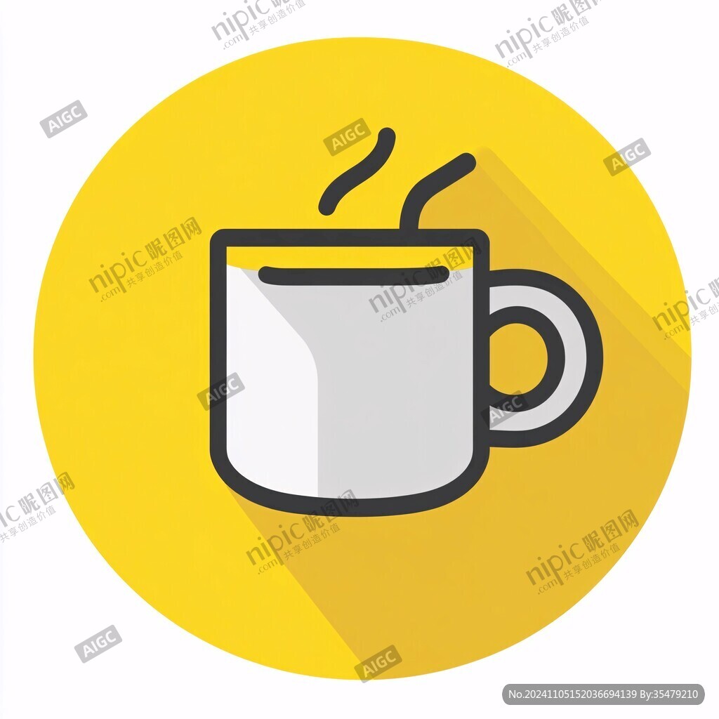 茶杯图标设计
