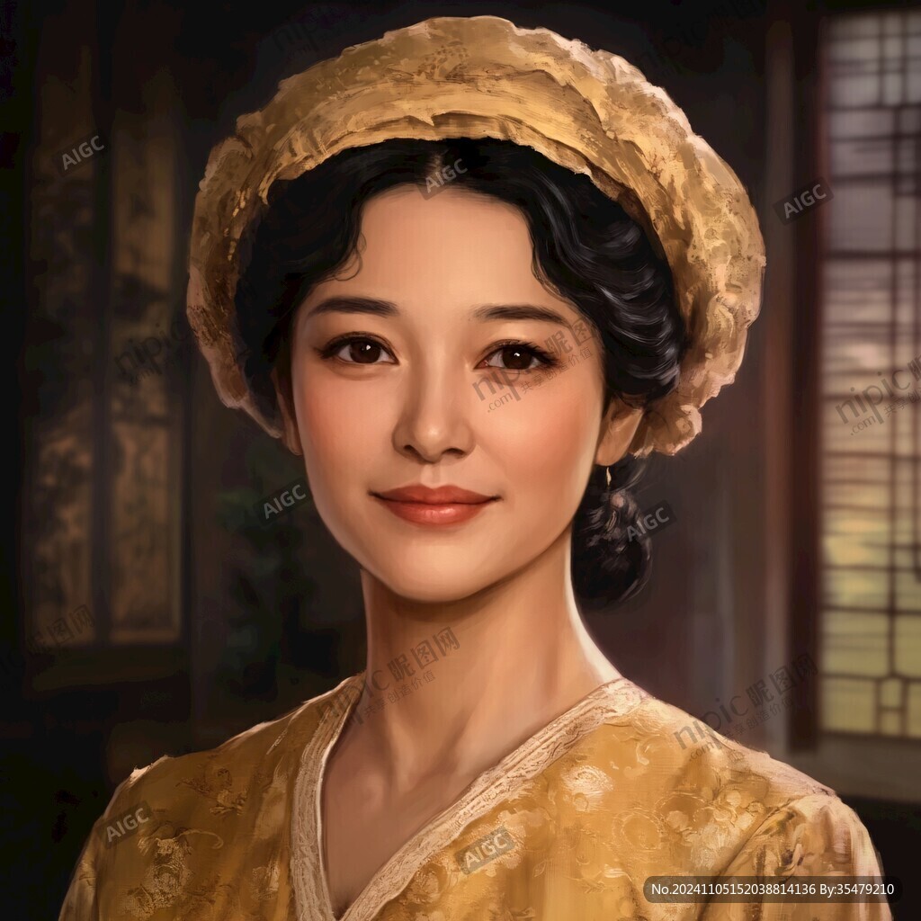 仕女头像