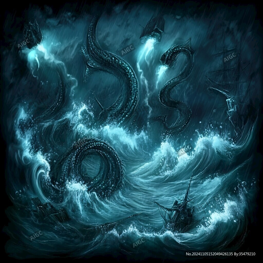 暗海刻石插画