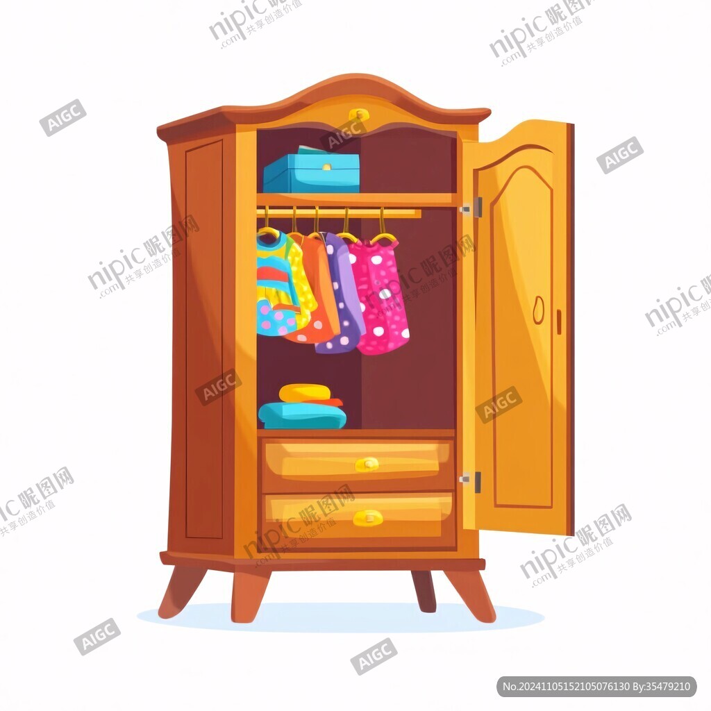 卡通衣柜图案