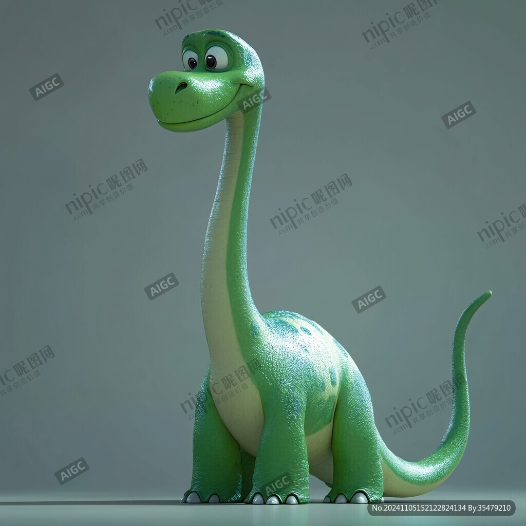 呆萌小恐龙形象