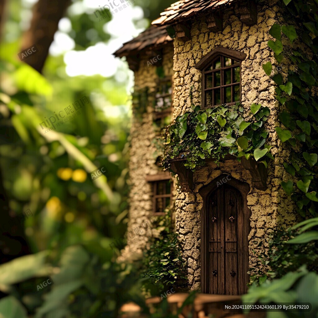 欧式森林小屋