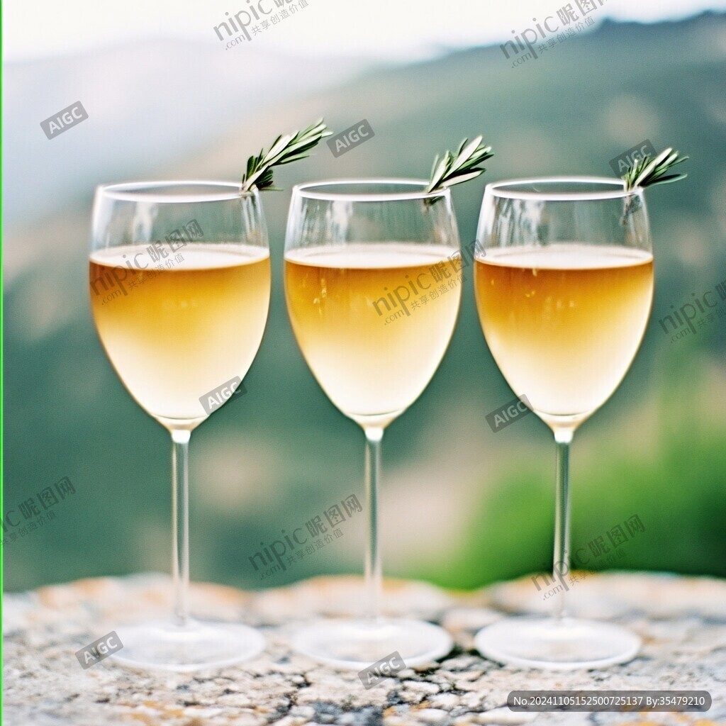 户外酒杯无框画
