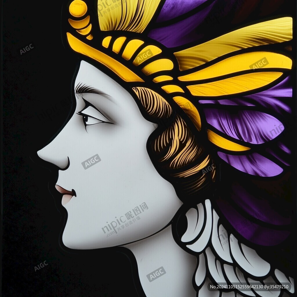 人物装饰画原创