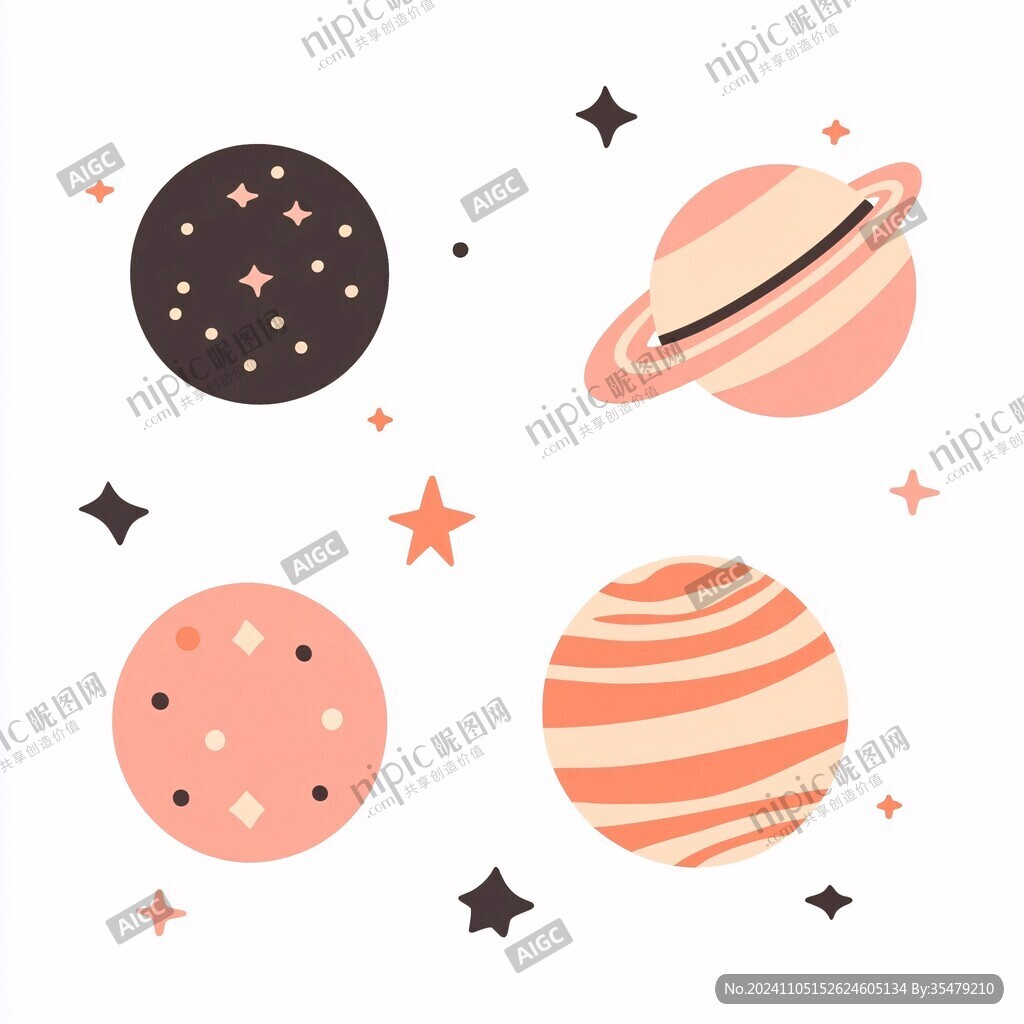 宇宙星球插画