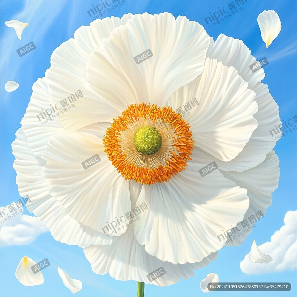 雏菊板绘插画
