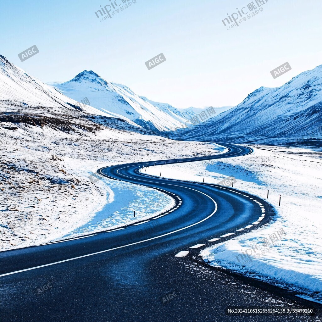雪山道路公路