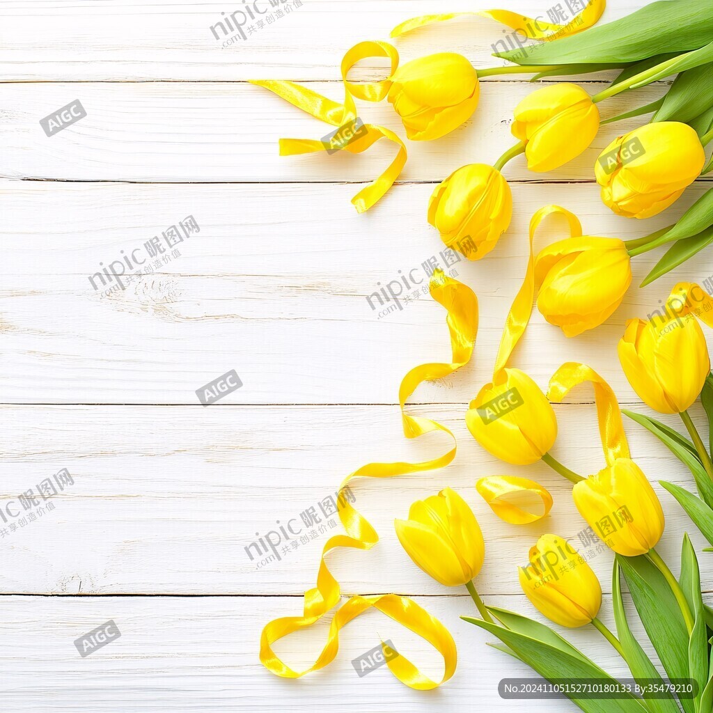 郁金香花带