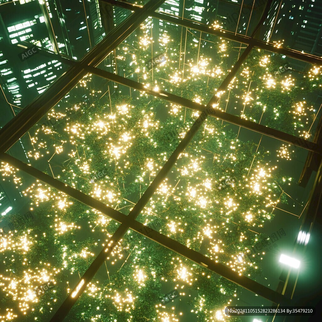 吊顶透光星空