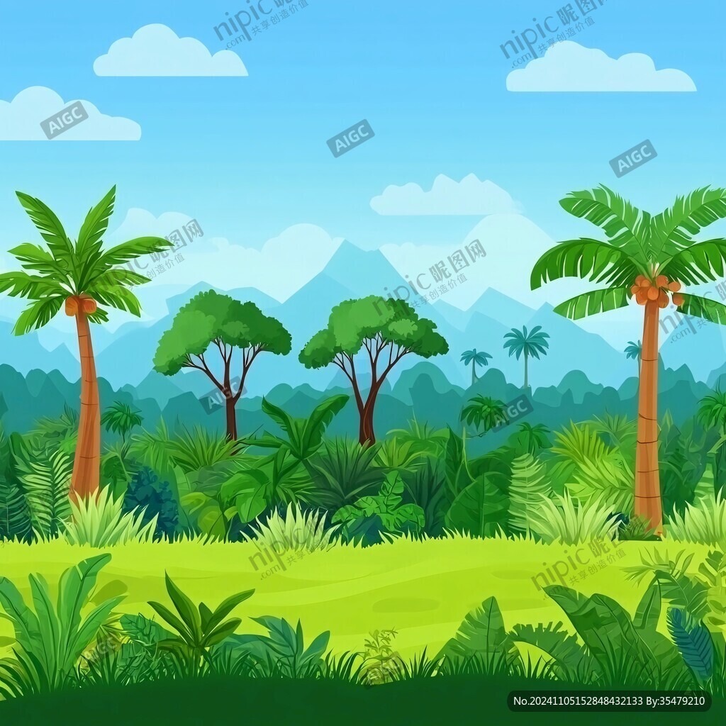 绿色丛林景观设计