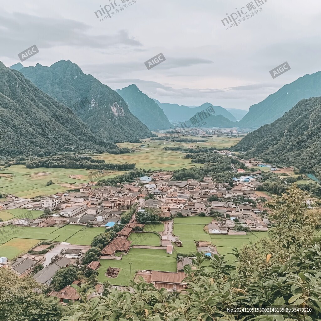 唯美田园山村