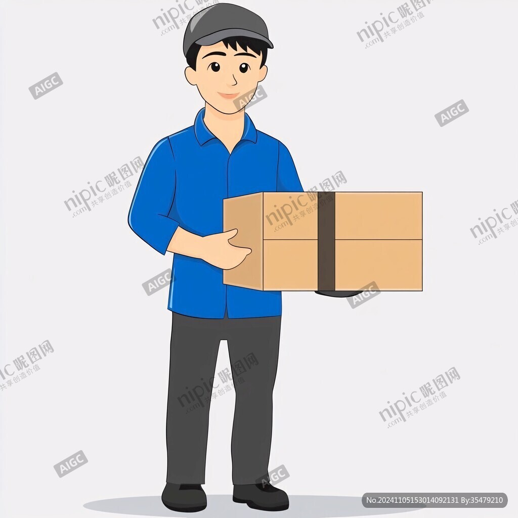 快递人物形象