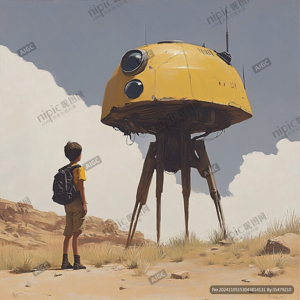 科幻题材插画