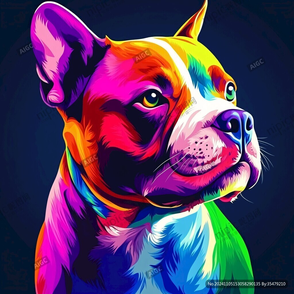 潮流狗狗插画