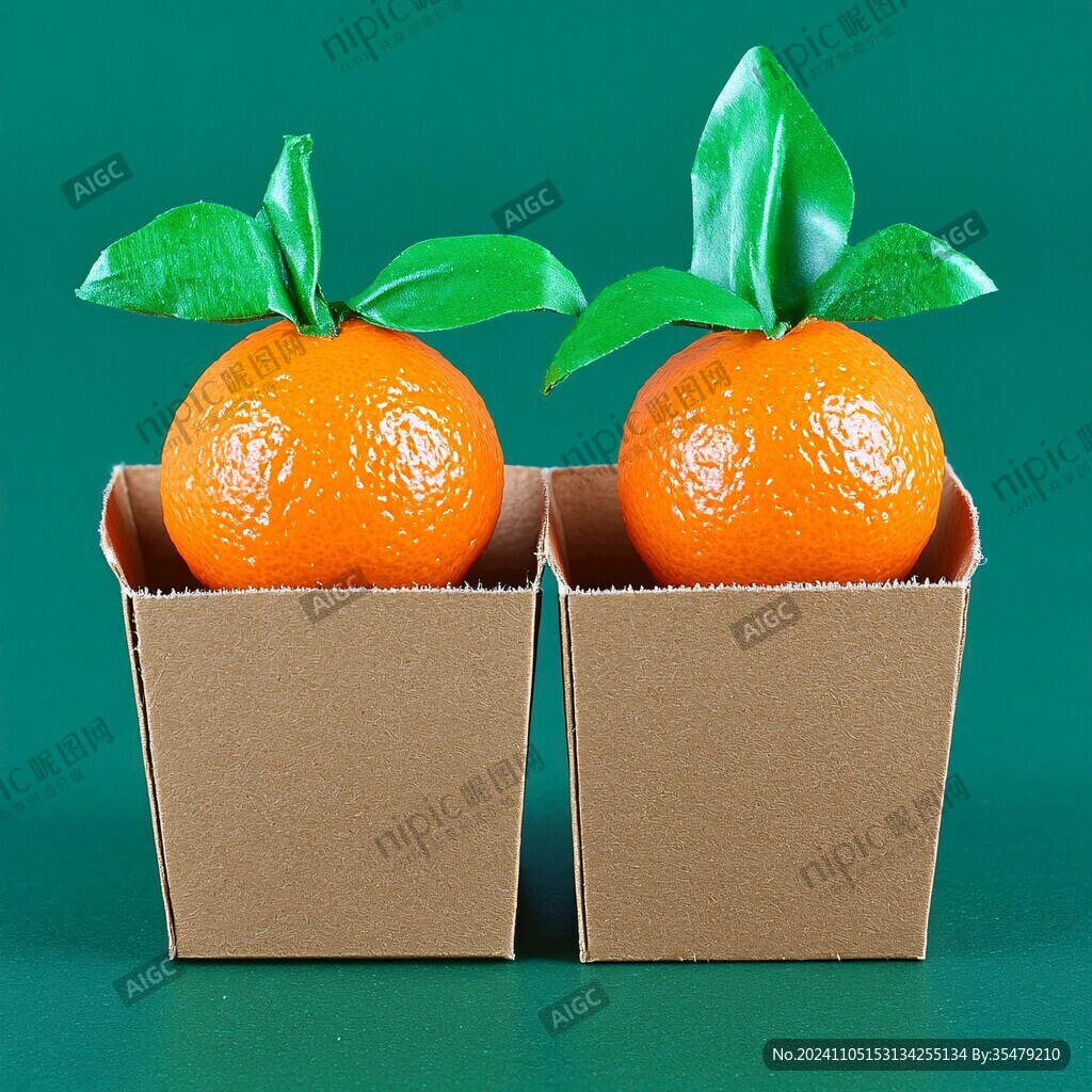 橘子纸箱设计