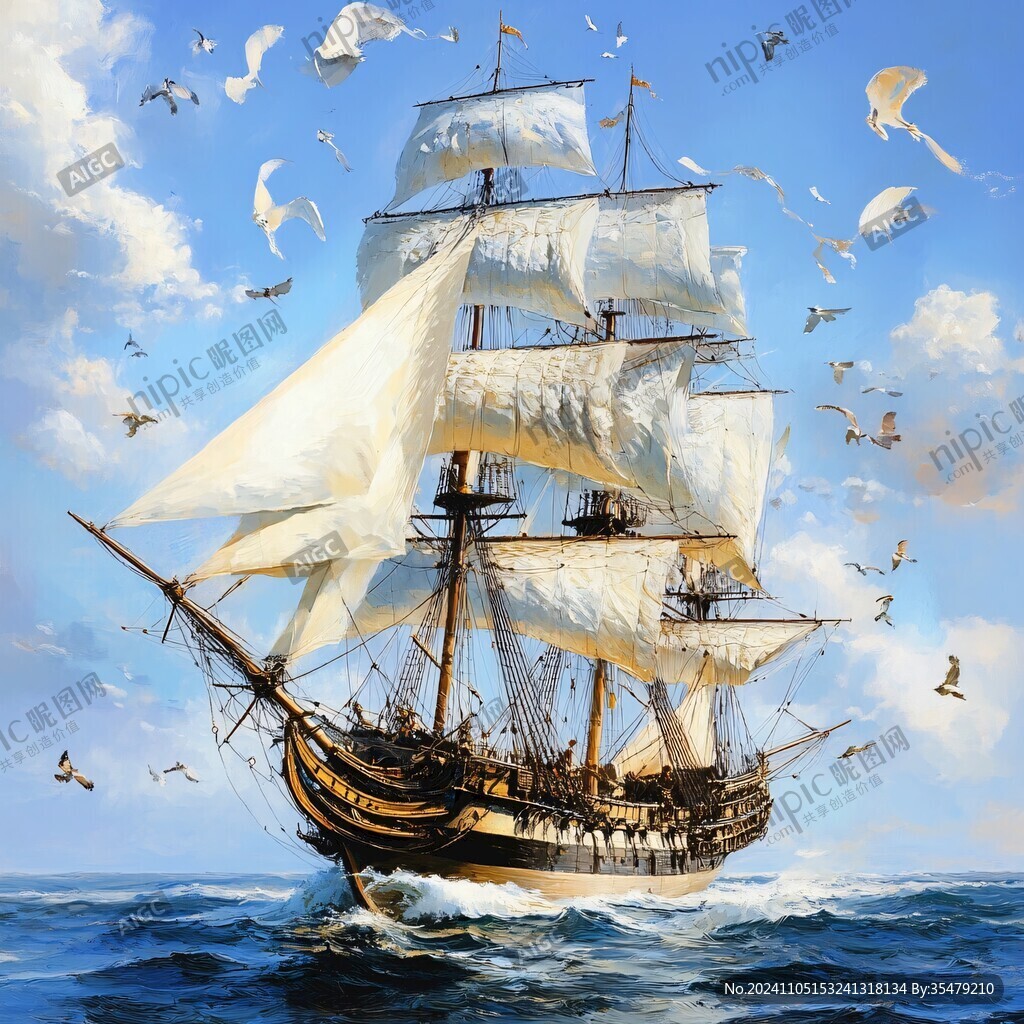 扬帆启航高清画