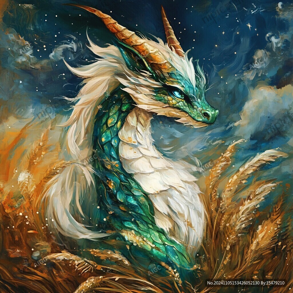 古风龙插画
